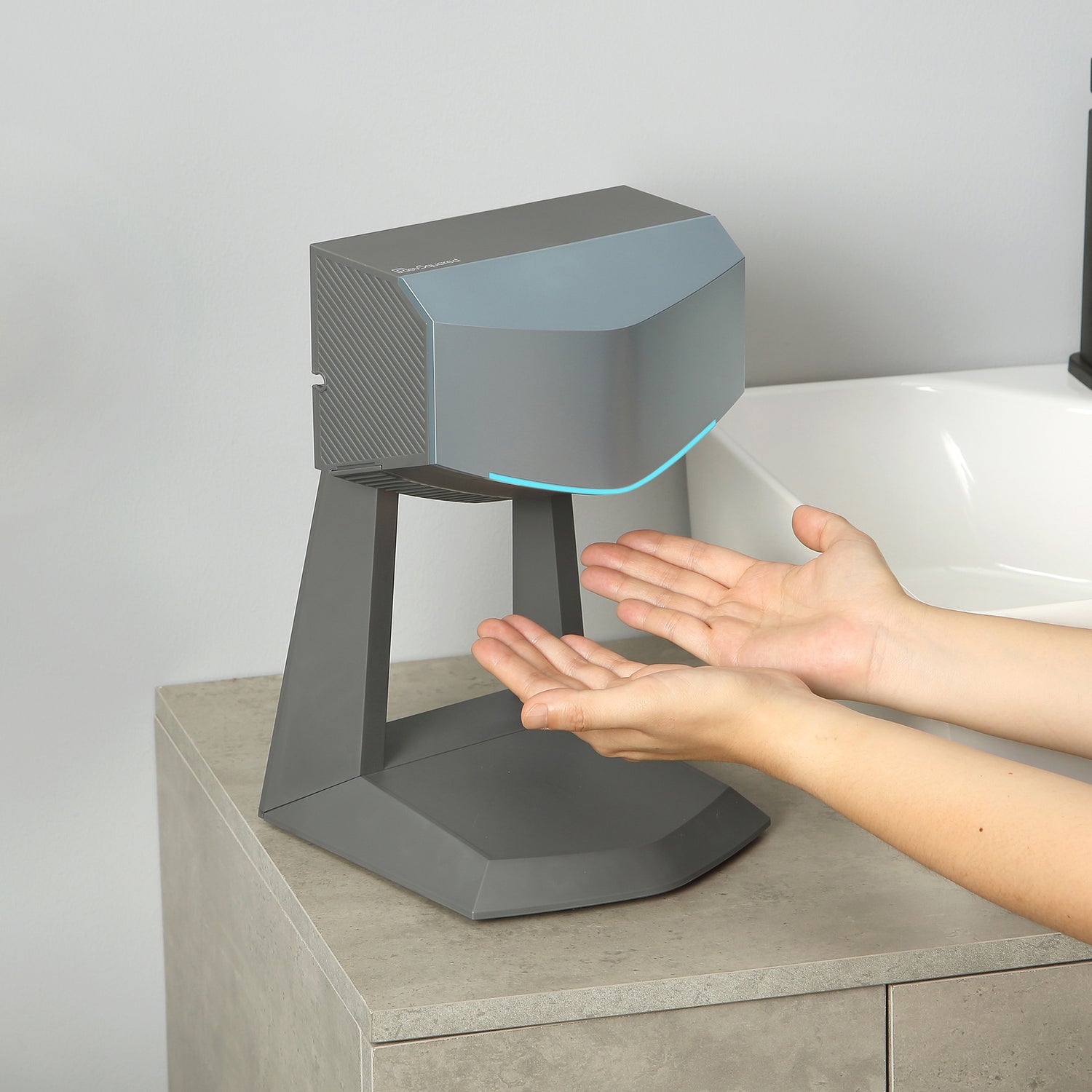 Hand Dryer with Accessory Stand & HEPA Filter for Commercial/Residential (Home) Use - Compact, Portable, UL/ETL Listed