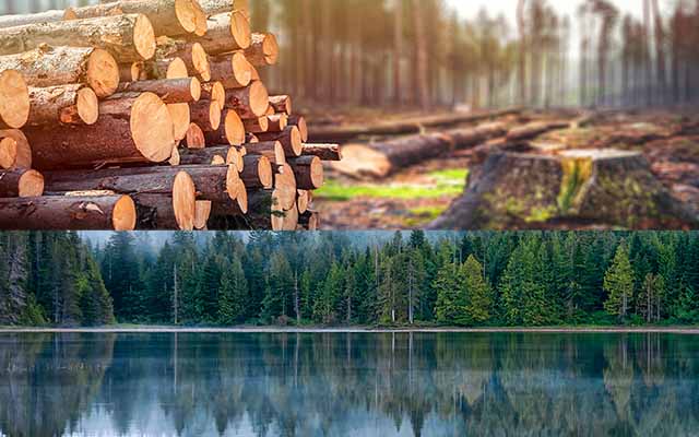 hand dryers prevent cutting down trees and preserves clean water