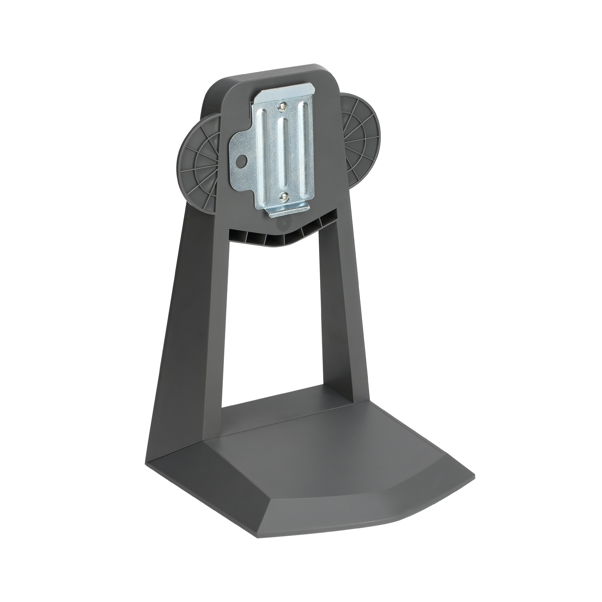Side view of the accessory stand to the Revsquared HD350 hand dryer that allows for greater versatility of the hand dryer