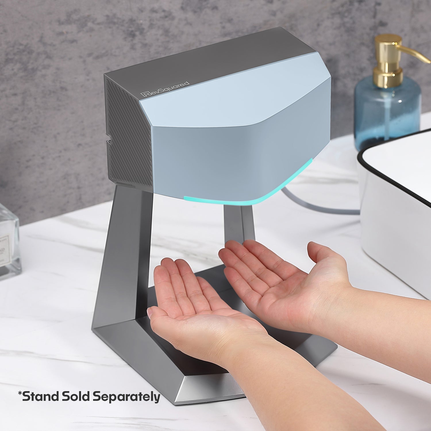 Hand Dryer for Home and Commercial Bathrooms - Compact Electric Hand Dryer | Air Blade | Portable | UL Certified